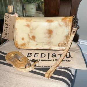 NWT Bed Stu TEMPLETON II Tang Nectar Delux Crossbody Wallet Clutch Retail $185